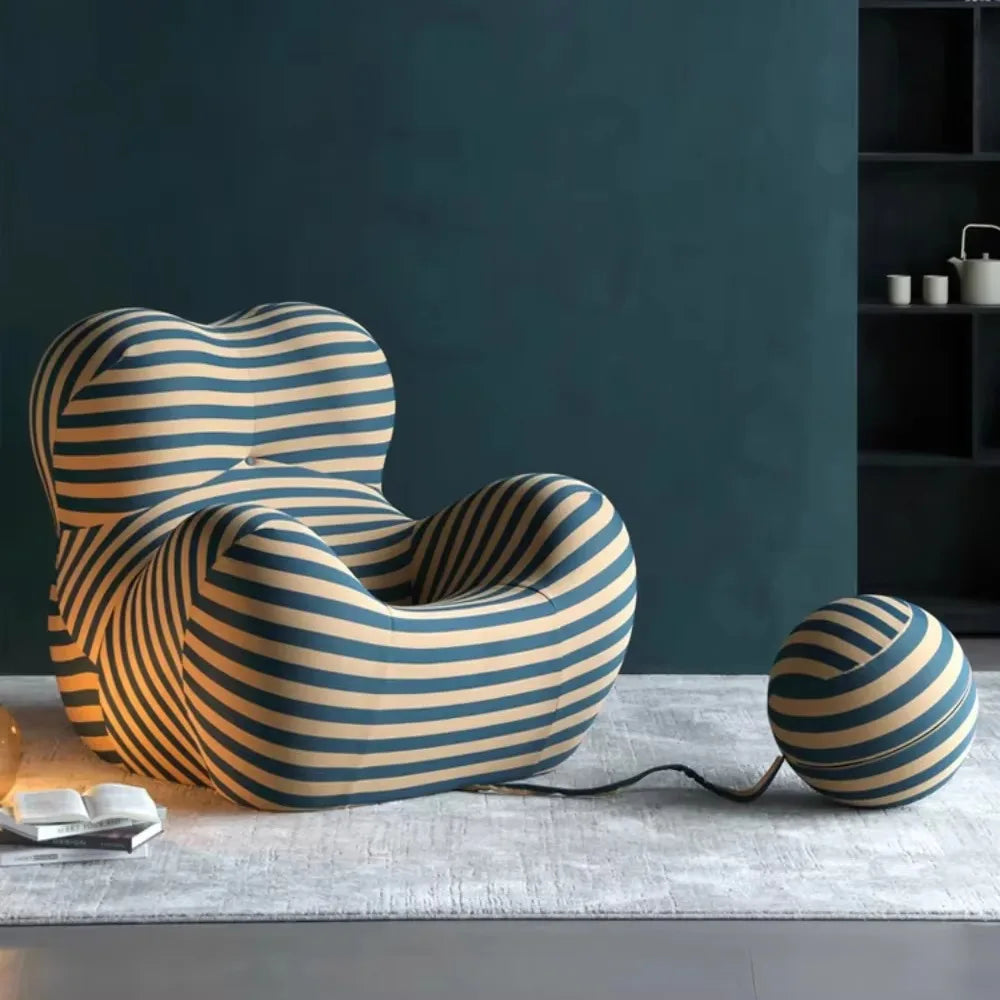 Comfortable Single Balcony Lounge Sofa Chair