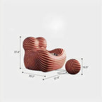 Comfortable Single Balcony Lounge Sofa Chair