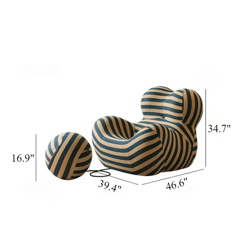 Comfortable Single Balcony Lounge Sofa Chair