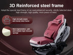 Swiveling Gaming Chair with Speakers and Footrest