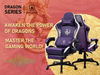 Ergonomic Gaming Chair with Footrest and Speakers