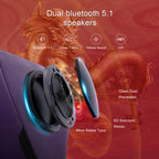 Ergonomic Gaming Chair with Footrest and Speakers