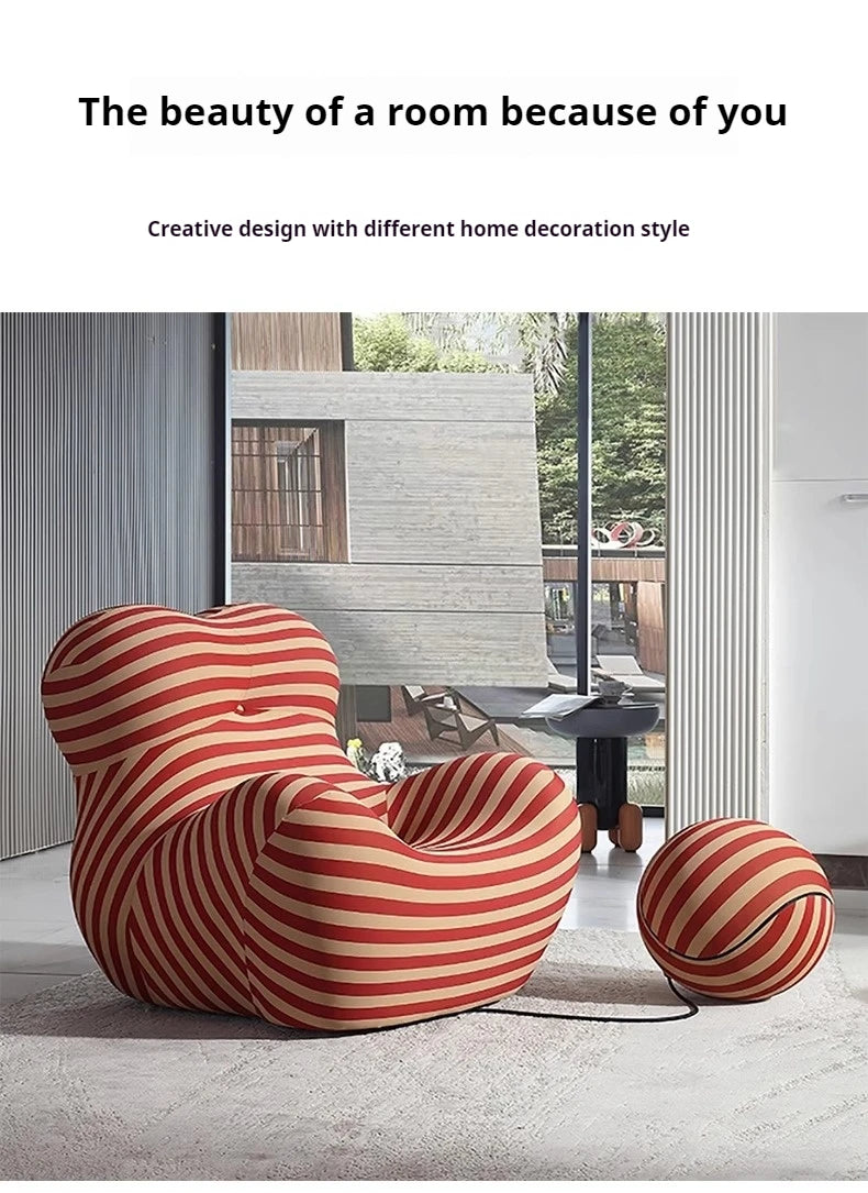 Comfortable Single Balcony Lounge Sofa Chair