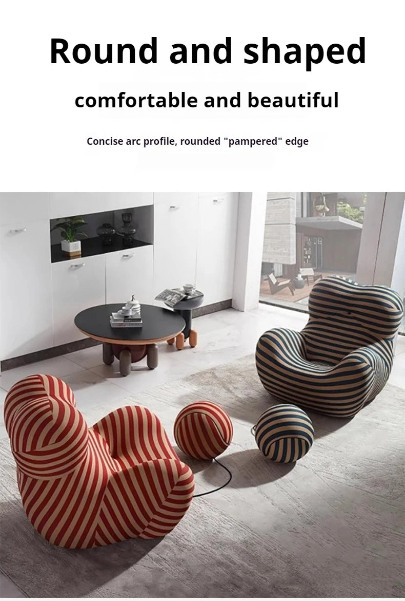 Comfortable Single Balcony Lounge Sofa Chair