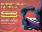 Ergonomic Gaming Chair with Footrest and Speakers