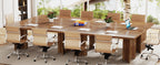 63-Inch Vintage Farmhouse Executive Office Desk