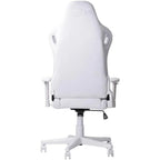 Modern Sport Velvet Fabric Gaming Chair in White