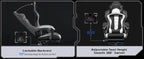 Ergonomic Gaming Chair with Massage and Footrest