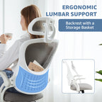 Mesh Ergonomic Office Chair with Flip-Up Arms