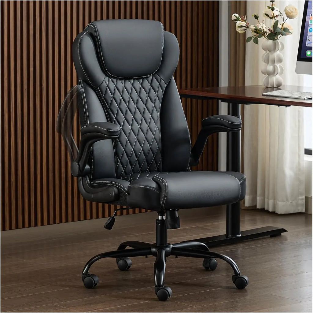 Ergonomic Executive Leather Office Chair