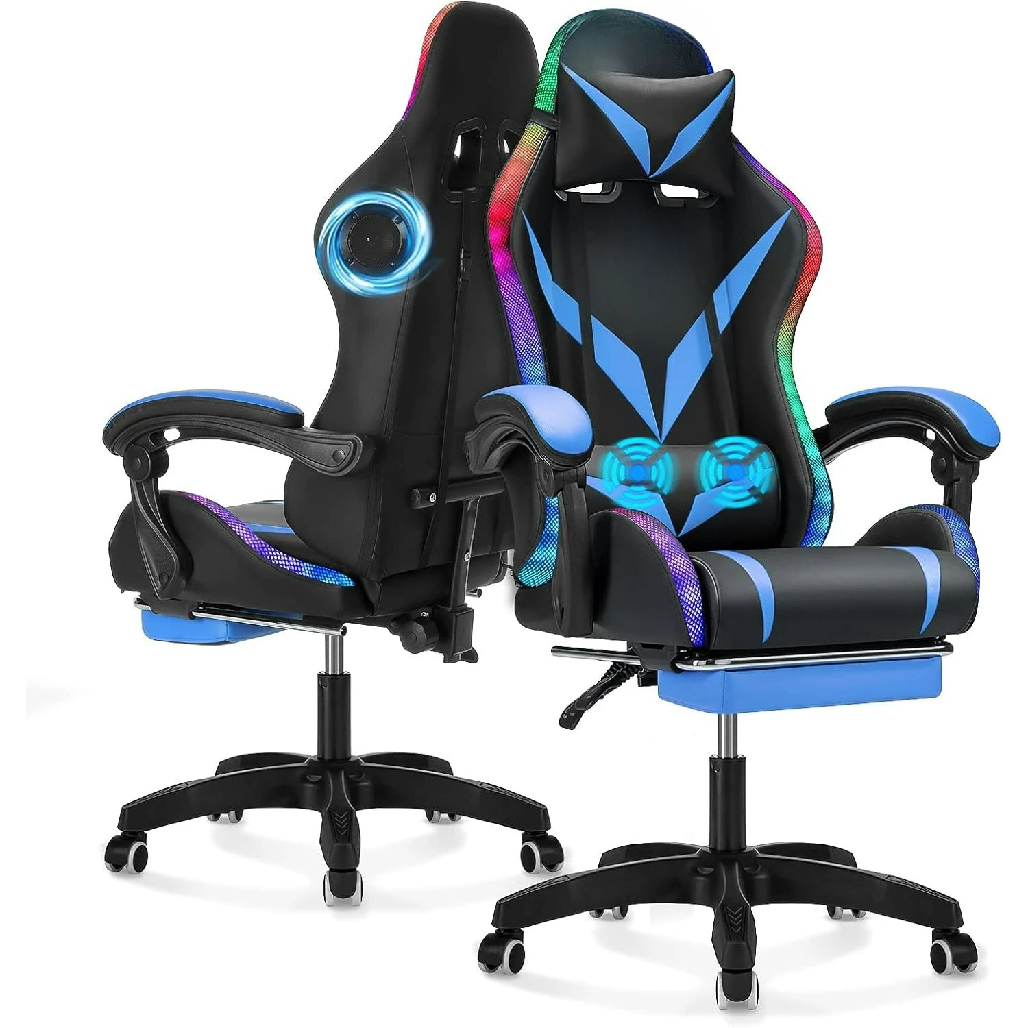 Ergonomic Gaming Chair with RGB and Speakers