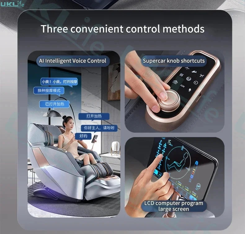 Luxury 4D Zero Gravity Massage Sofa with Heating