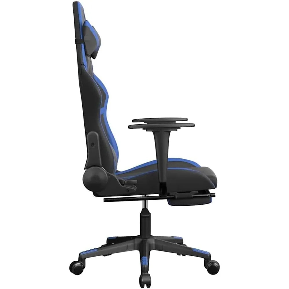 Adult Ergonomic Gaming Chair with Massage and Footrest