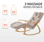 Ergonomic Rocker Recliner with Massage and Heat