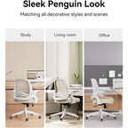 Mesh Office Chair with Flip-Up Armrests