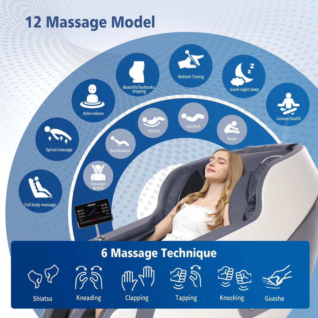 4D Zero Gravity AI Voice Massage Chair