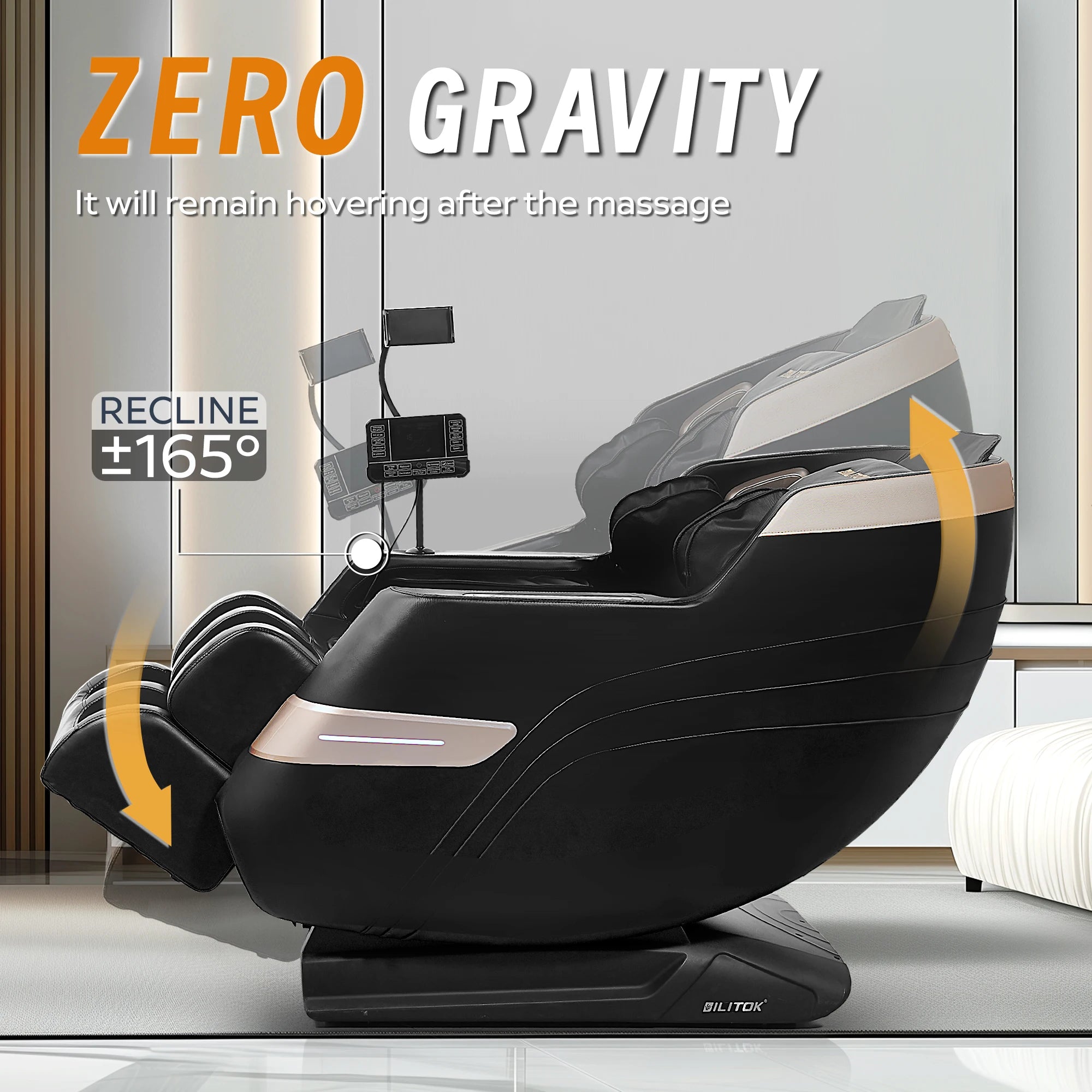 Zero Gravity Recliner with Heating and Bluetooth