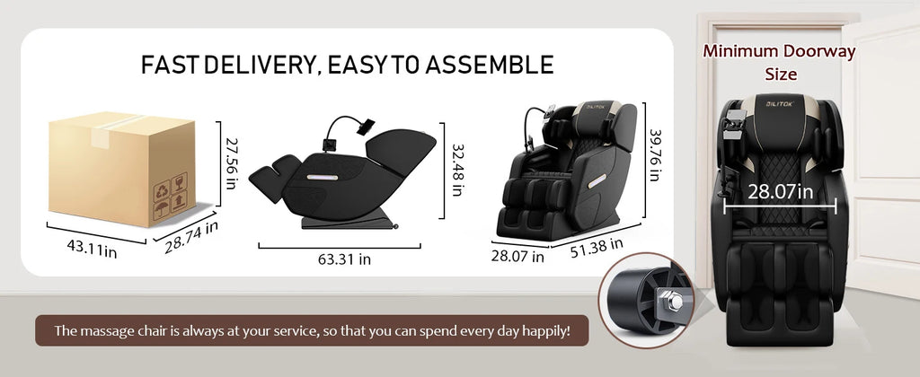 Zero Gravity Full-Body Massage Recliner