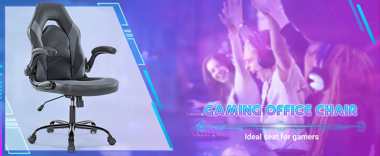 Adjustable PU Leather Racing Gaming Chair