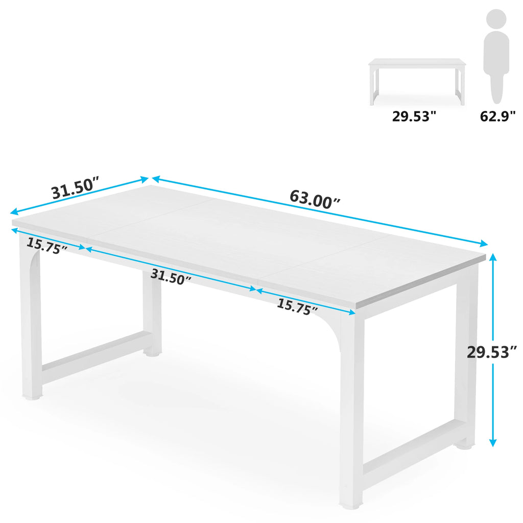 Large Modern Office Computer Writing Desk