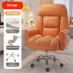 Comfy Fabric Ergonomic Swivel Recliner Chair