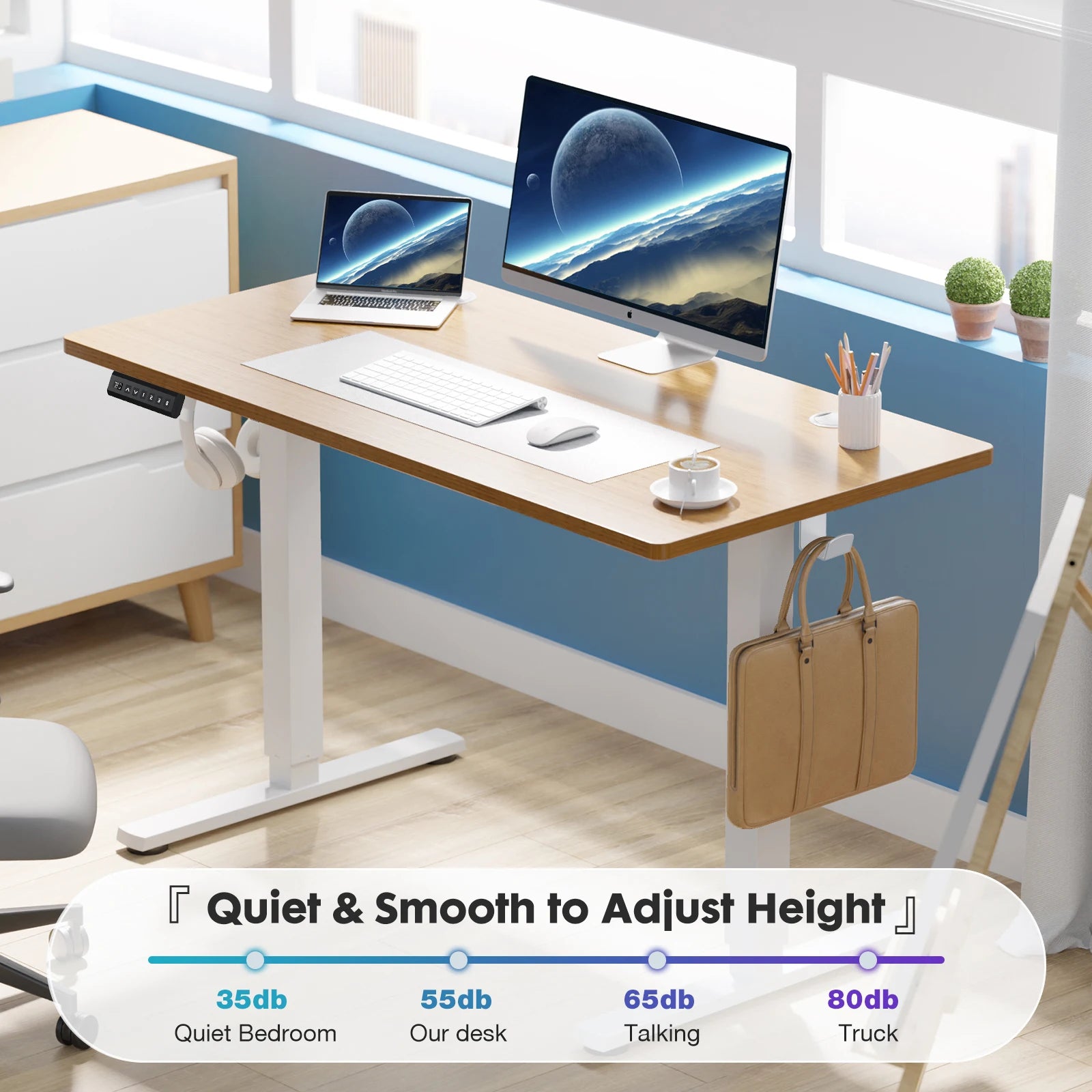 Electric Standing Desk for Ergonomic Workstation