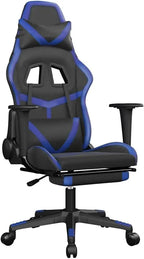 Adult Ergonomic Gaming Chair with Massage and Footrest