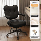 Cute Bear Shape Leather Office Chair