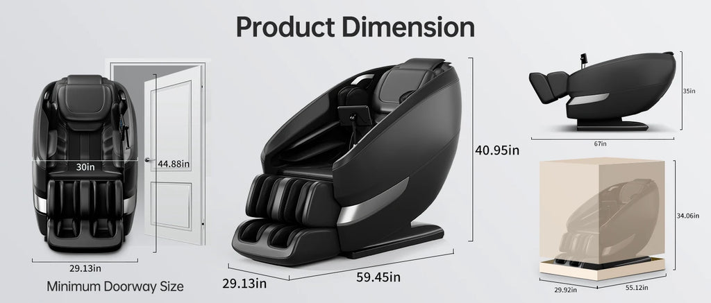 Full Body Massage Recliner with Zero Gravity