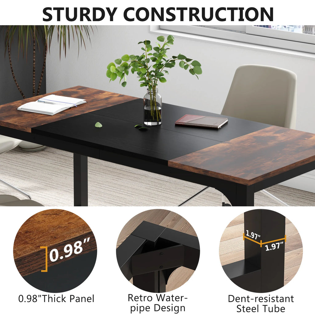 Large Modern Office Computer Writing Desk