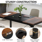 Large Modern Office Computer Writing Desk