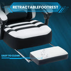 Big Tall Gaming Chair with Footrest and Massage