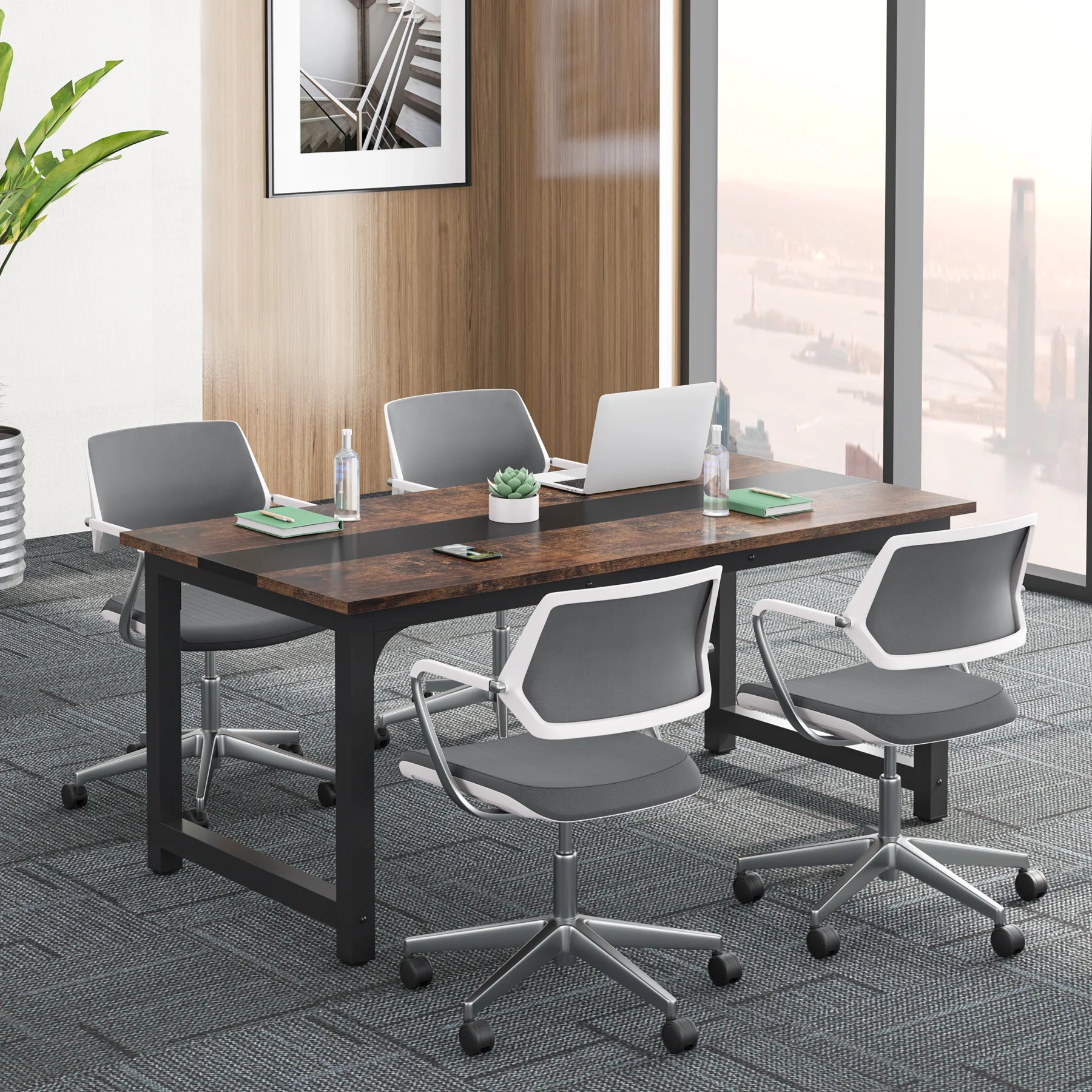 Large Modern Office Computer Writing Desk