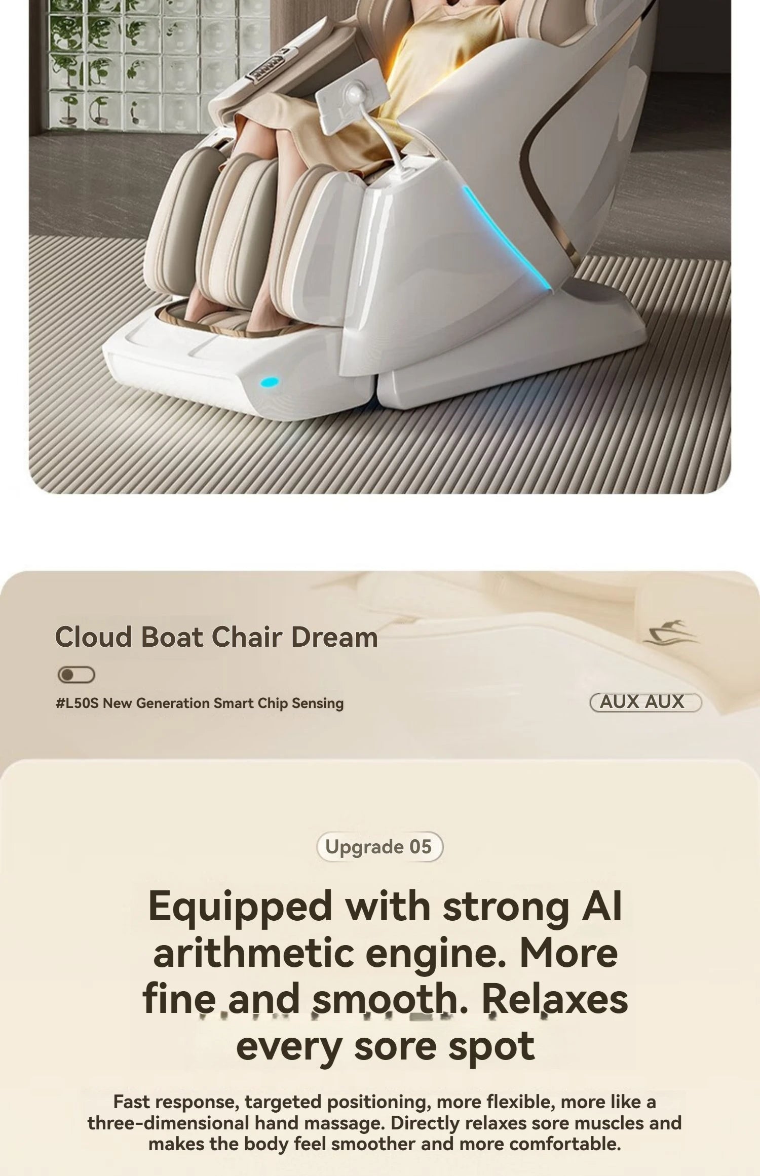 4D Electric Full Body Zero Gravity Chair