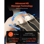 4D Zero Gravity Massage Chair with AI Voice