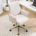 Adjustable Ergonomic Swivel Velvet Office Chair