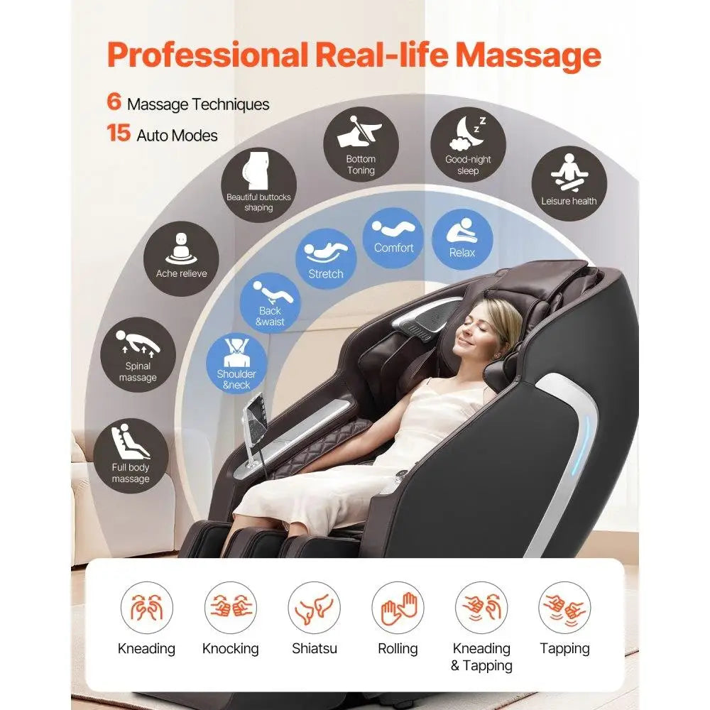 4D Zero Gravity Massage Chair with AI Voice