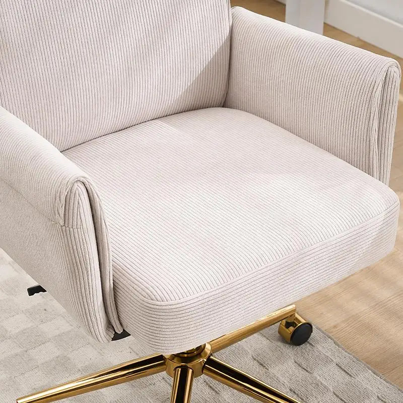 Adjustable Ergonomic Swivel Velvet Office Chair