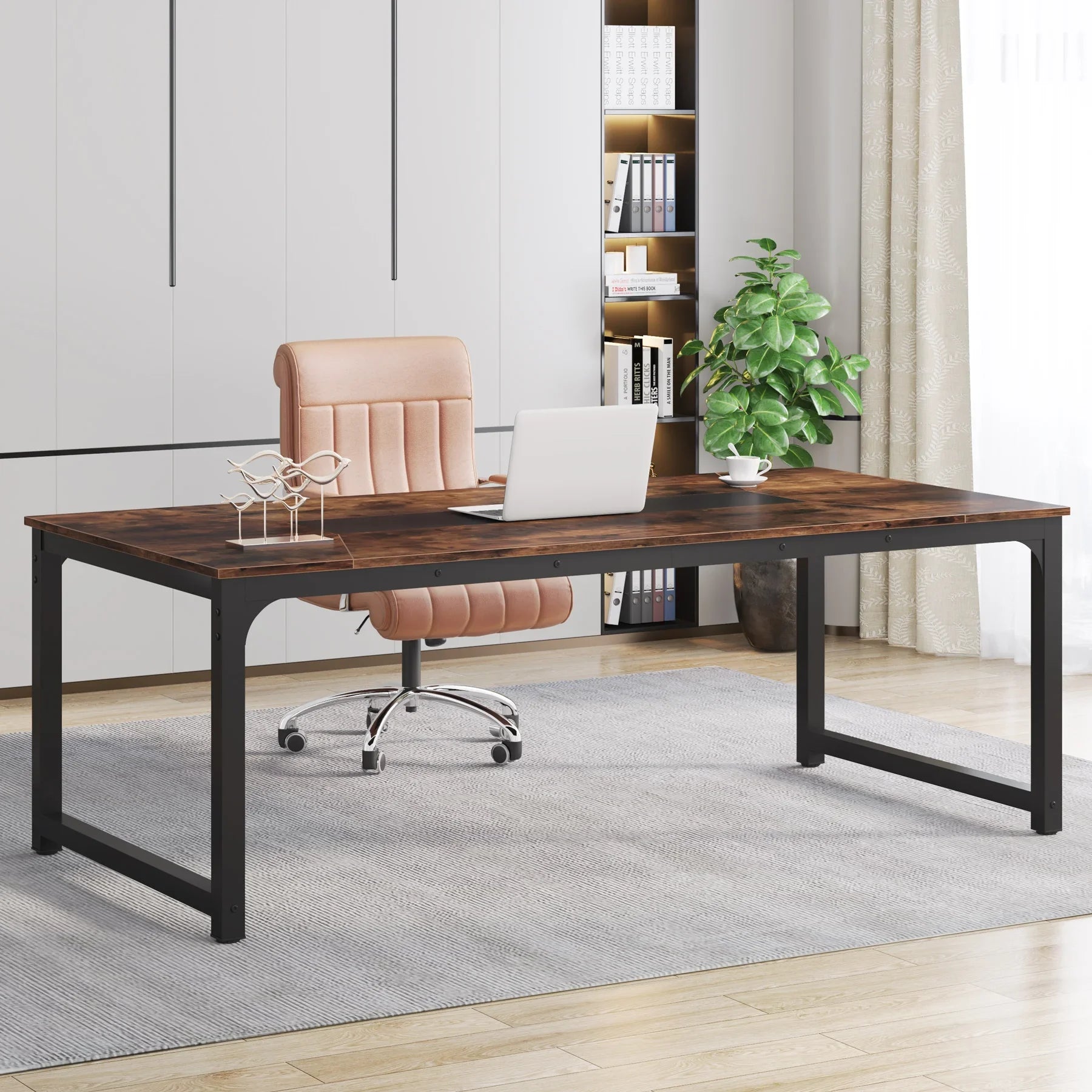 70-Inch Modern Executive Office Computer Desk