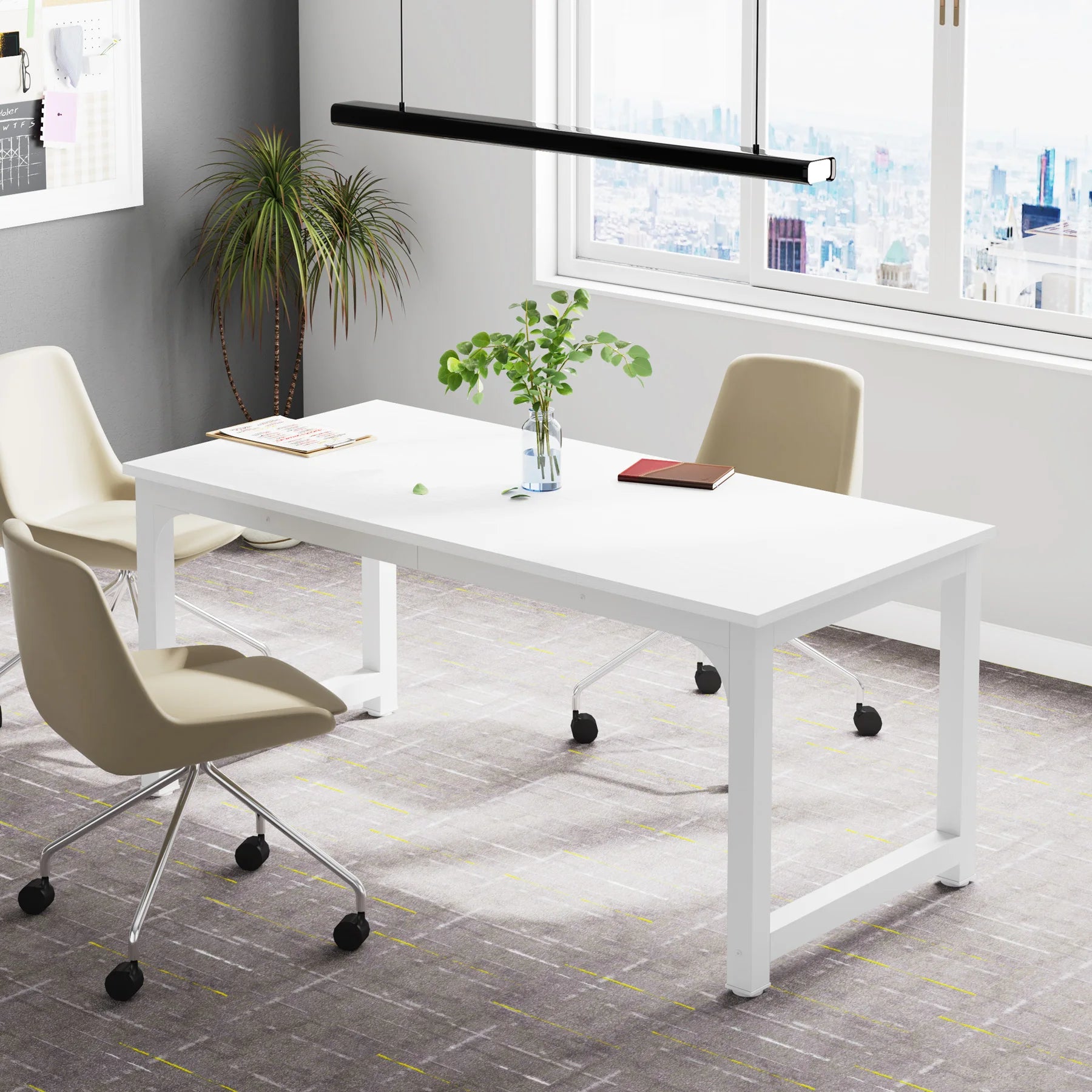 Large Modern Office Computer Writing Desk