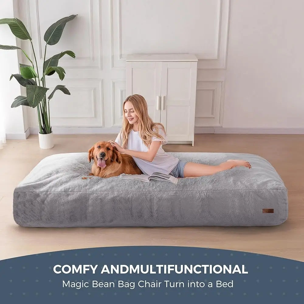 Giant Convertible Bean Bag Chair Bed