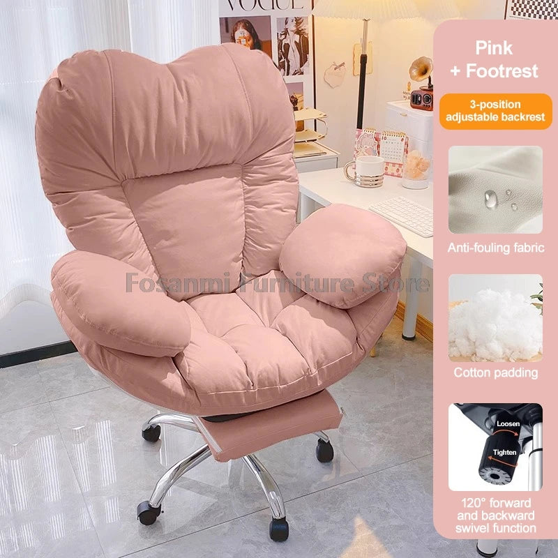 Soft Large Swivel Gaming Office Chair