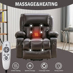 Large Electric Power Lift Recliner with Massage