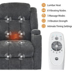 Electric Power Lift Recliner with Massage and Heat