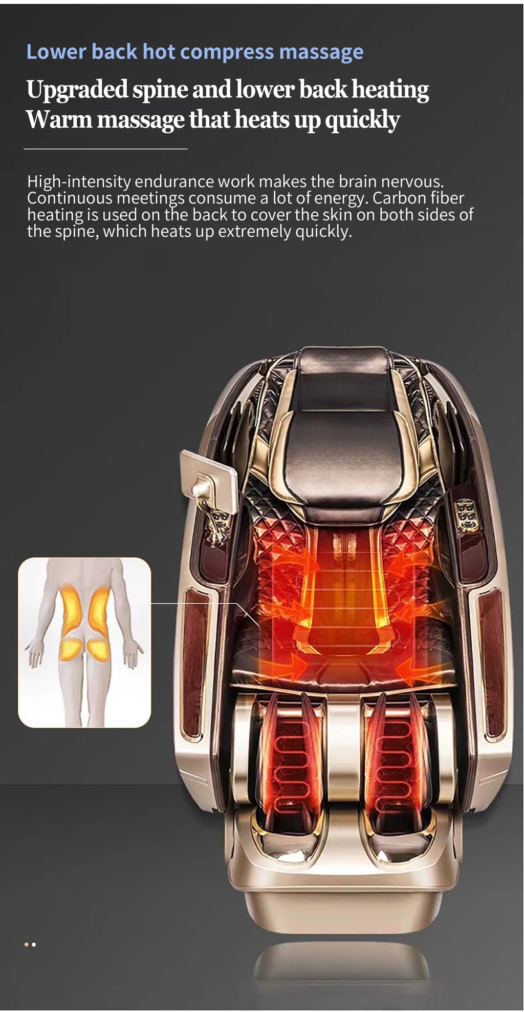 Luxury 4D SL-Track Zero Gravity Massager