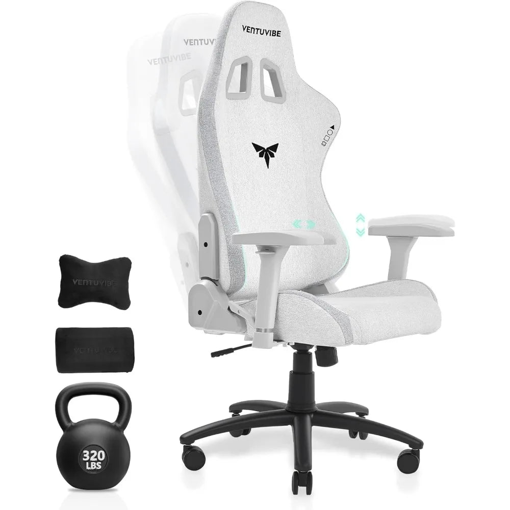 Ergonomic Gaming Chair with 4D Armrest and Recline