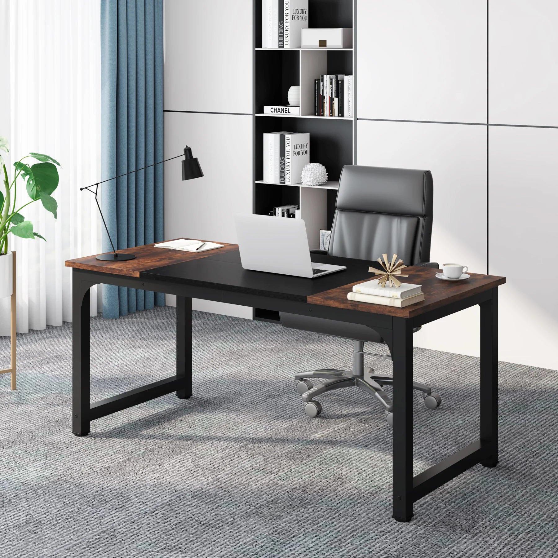 Large Modern Office Computer Writing Desk