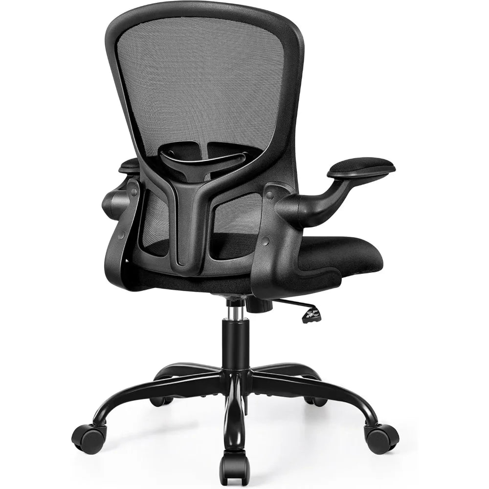 Ergonomic Swivel PC Desk Chair with Wheels