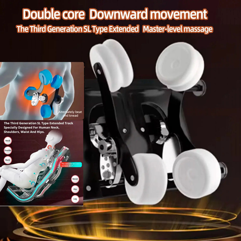 4D Full Body Zero Gravity Shiatsu Recliner