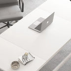 Modern Extra Long White Computer Desk